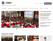 Tablet Screenshot of amdi.org.sg